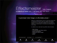 Tablet Screenshot of effectsmeister.com